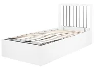 Ottoman Bed ROUVILLERS White 90 x 200 cm (EU Single)_907989