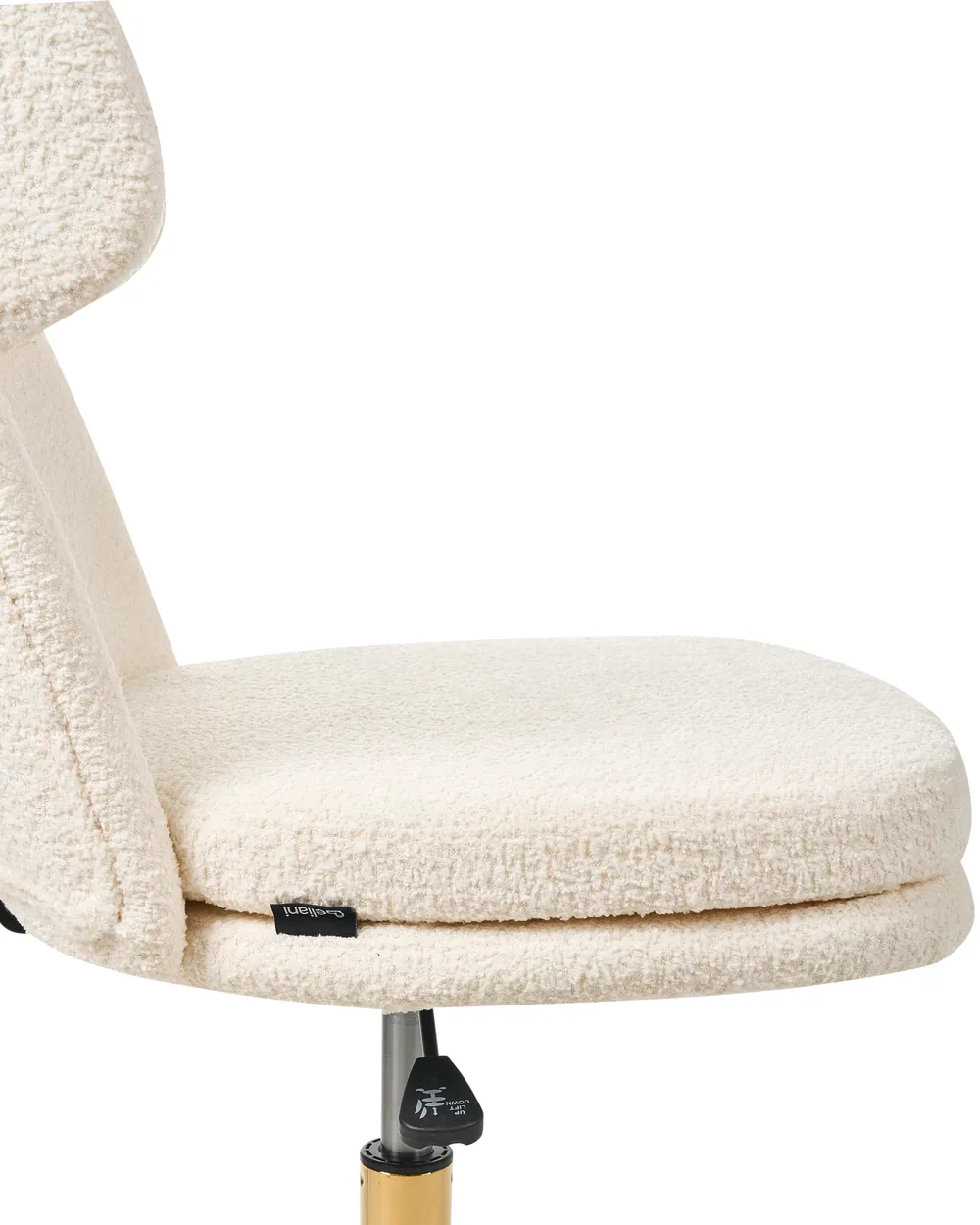 Desk Chair GRANBY Boucle Off-White