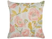 Cojín decorativo ZAHRIYE 45 x 45 cm Rosa Patrón floral_1185030