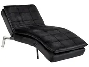 Chaise Longue LOIRET Velvet Black_877641