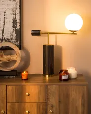 Table Lamp HONDO Stone Black_883765