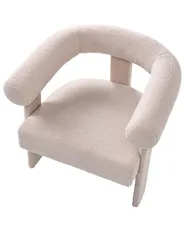 Poltrona ILBRO Bouclé Beige chiaro_1059068