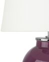 Bordslampa violett BRENTA_690570