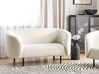 2-istuttava sohva buklee valkoinen/musta LOEN_920376