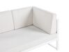 Conjunto de jardim 6 lugares em alumínio branco creme CASTELLA/FRATTE_932058