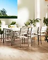 Set of 6 Garden Chairs VERNIO White