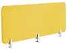 Desk Screen WALLY 180 x 40 cm Yellow