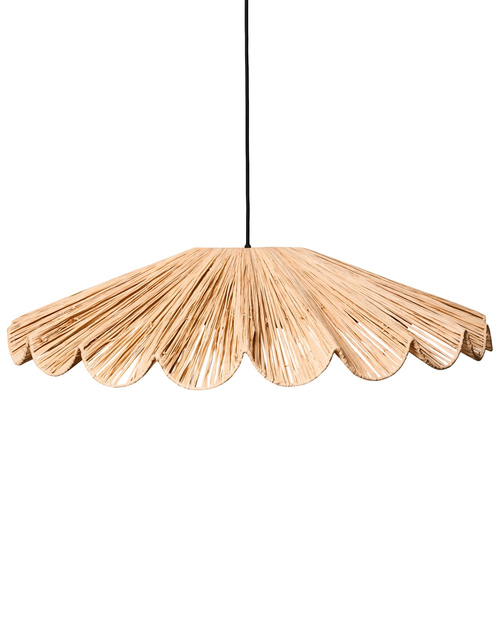 Lampe suspension SABOGAL Osier Naturel