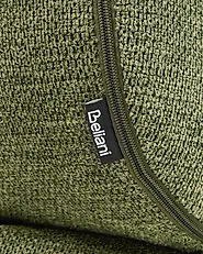 Swivel Armchair KARVIA  Fabric Green_1169211
