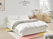 Bett mit Schubladen ohne Kopfteil BRUX Weiß 140 x 200 cm_1021261
