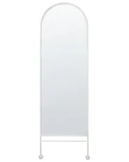 Lustro ścienne JARNAGES 45 cm 145 cm Metal Biały_1183801
