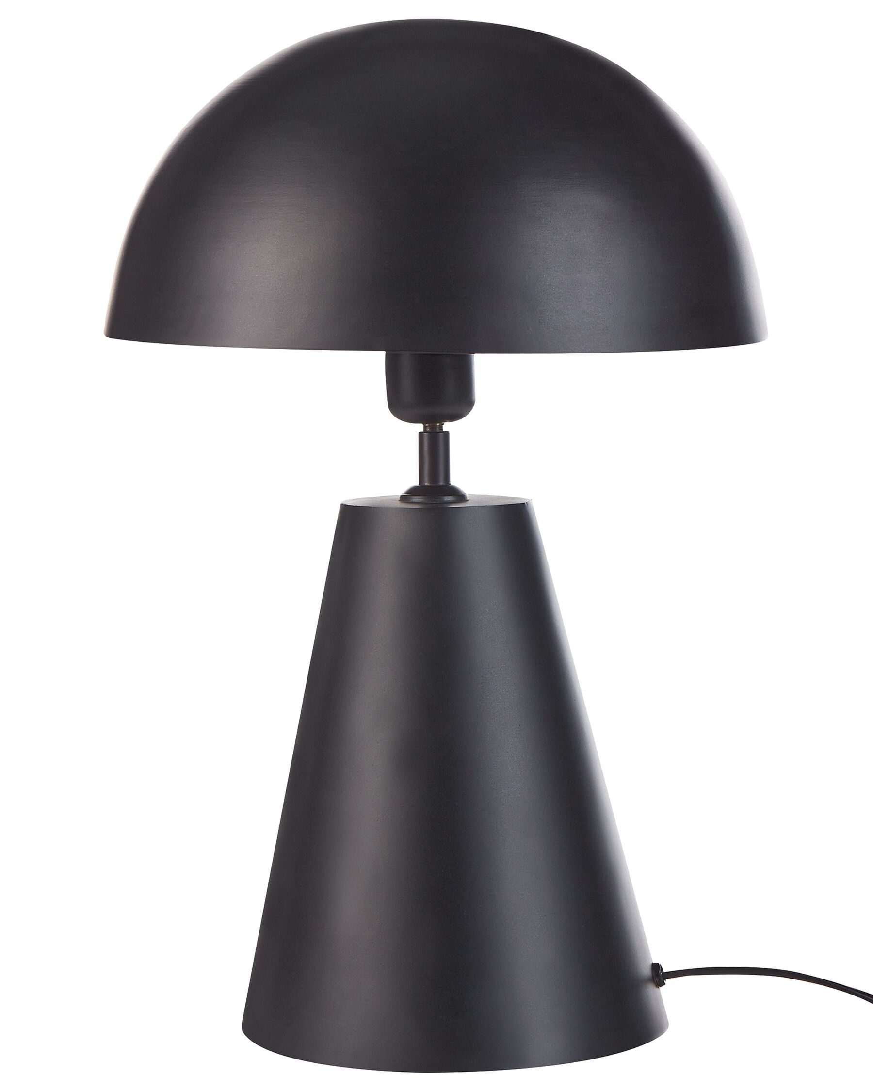 Lampa stołowa metalowa czarna PALMIET_931032