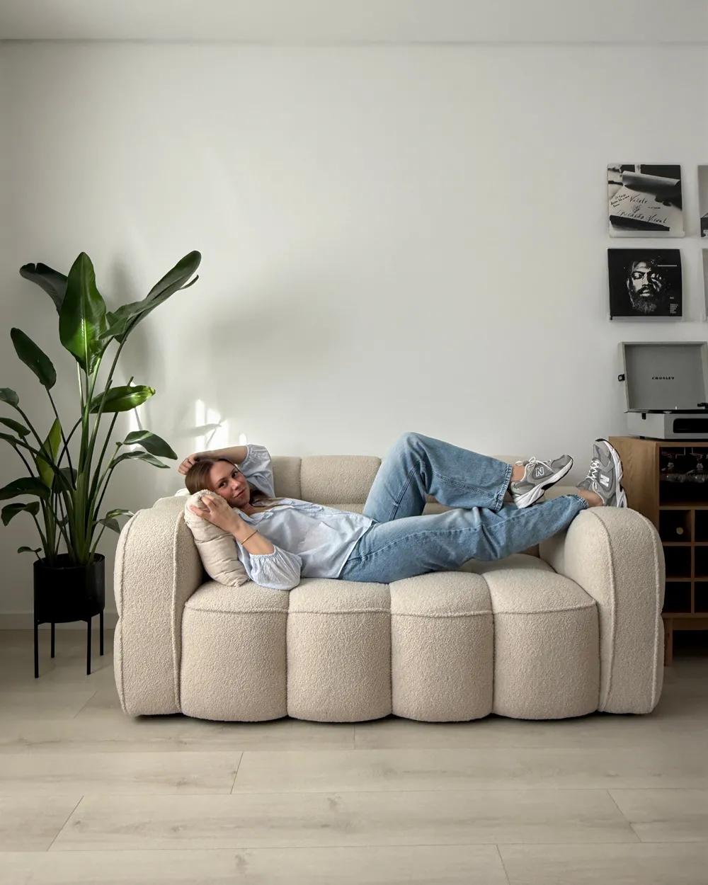 Sofa 2 Seater UTANA Boucle Off-White_1072649