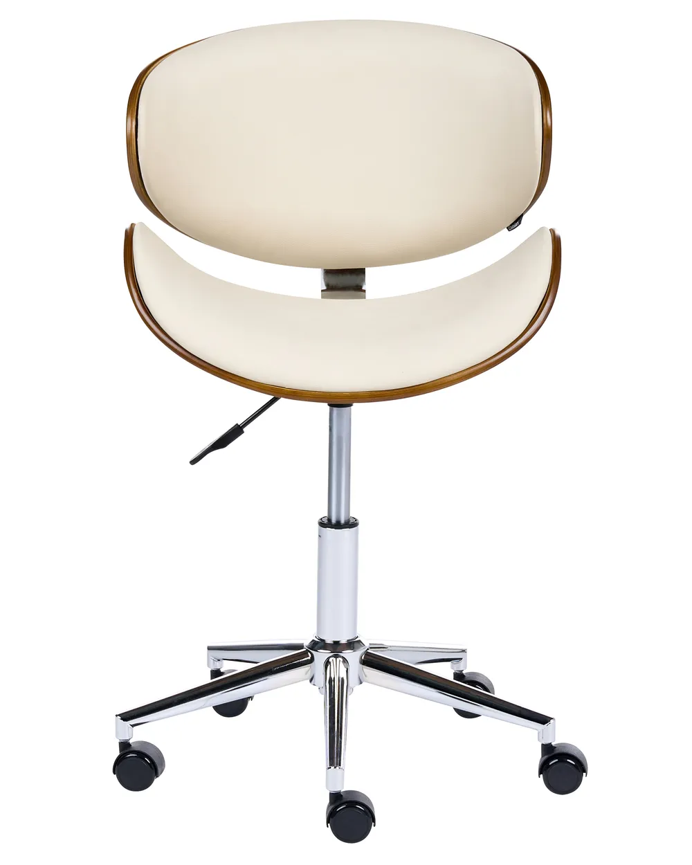 Desk Chair ROTTERDAM Faux Leather Light Beige_1083836