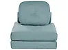 Single Sofa Bed OLDEN Fabric Light Blue