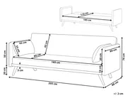 Divano letto ASAA Tessuto Blu_993886