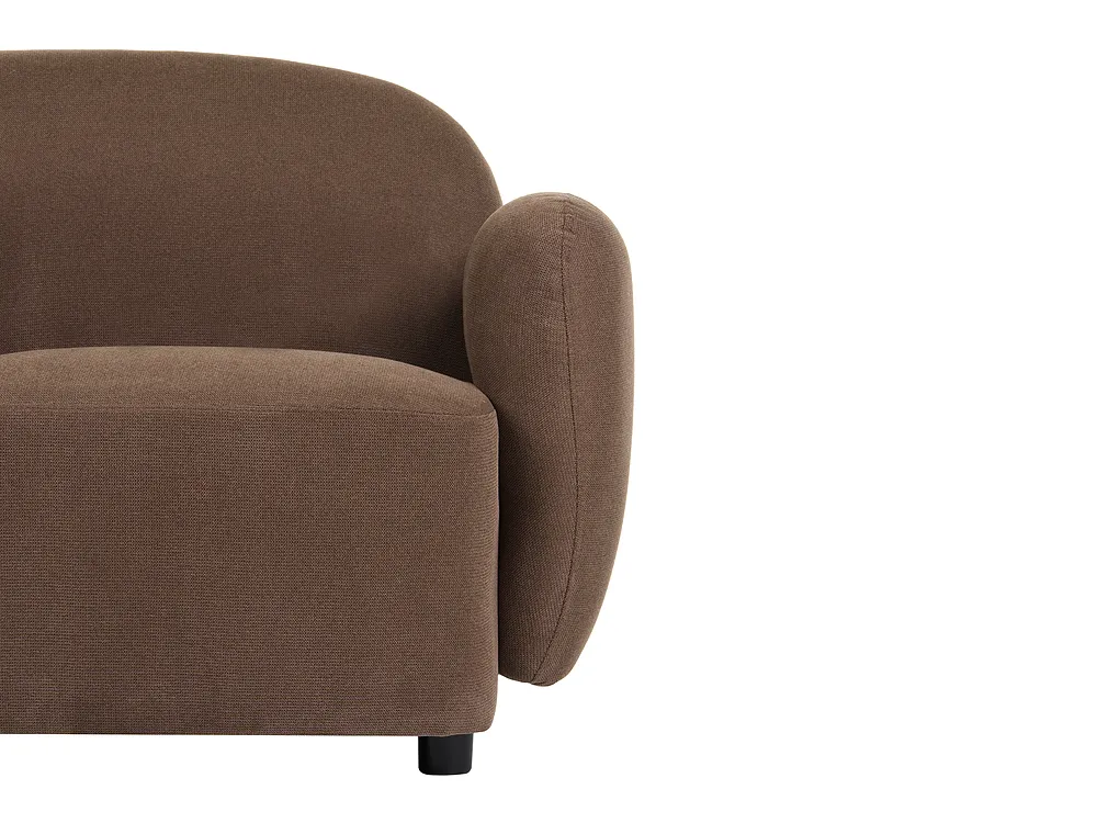 Sofa dla 2 osób JULE Brązowy_1145924