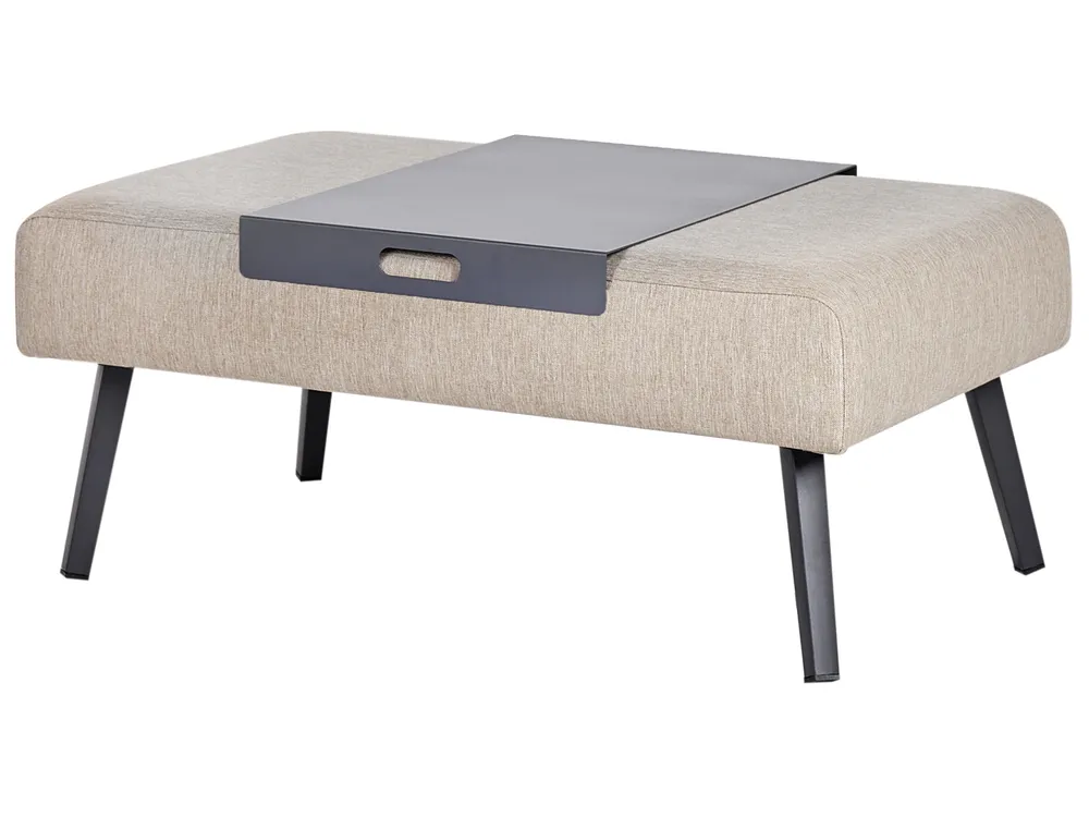 Set di divani angolari da giardino 4 posti SORRIVOLI Beige Lato Sinistro_948024