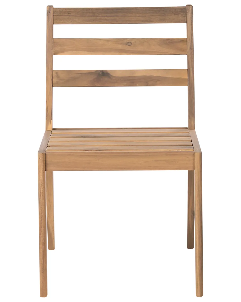 Set of 2 Garden Chairs CHIOGGIA Certified Acacia Wood Light Brown_1038421