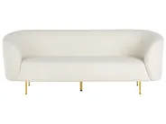 Living Room Set 6 Seater LOEN Boucle White_831505