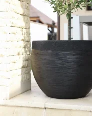 Donica ZAKROS 50 cm Czarny_1001331