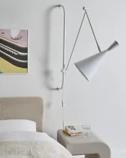 Wall Lamp MARISA Adjustable Metal White_1024988