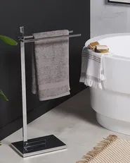 Towel Stand SELVA Metal Silver_786975