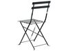 Steel Garden Bistro Set Black FIORI_879133