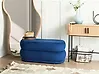 Upholstered Bench ELLENDALE Velvet Navy Blue
