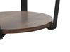 Odkládací stolek tmavé dřevo / černá ORICK_821108