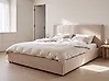 Bed Boucle LAVAUR 180 x 200 cm (EU Super King) Taupe