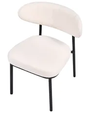 Set of 2 Dining Chairs WINTON Boucle Off-White_1058509