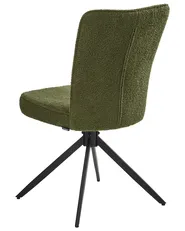 Set di 2 sedie da pranzo RYAN Bouclé Verde_1042437