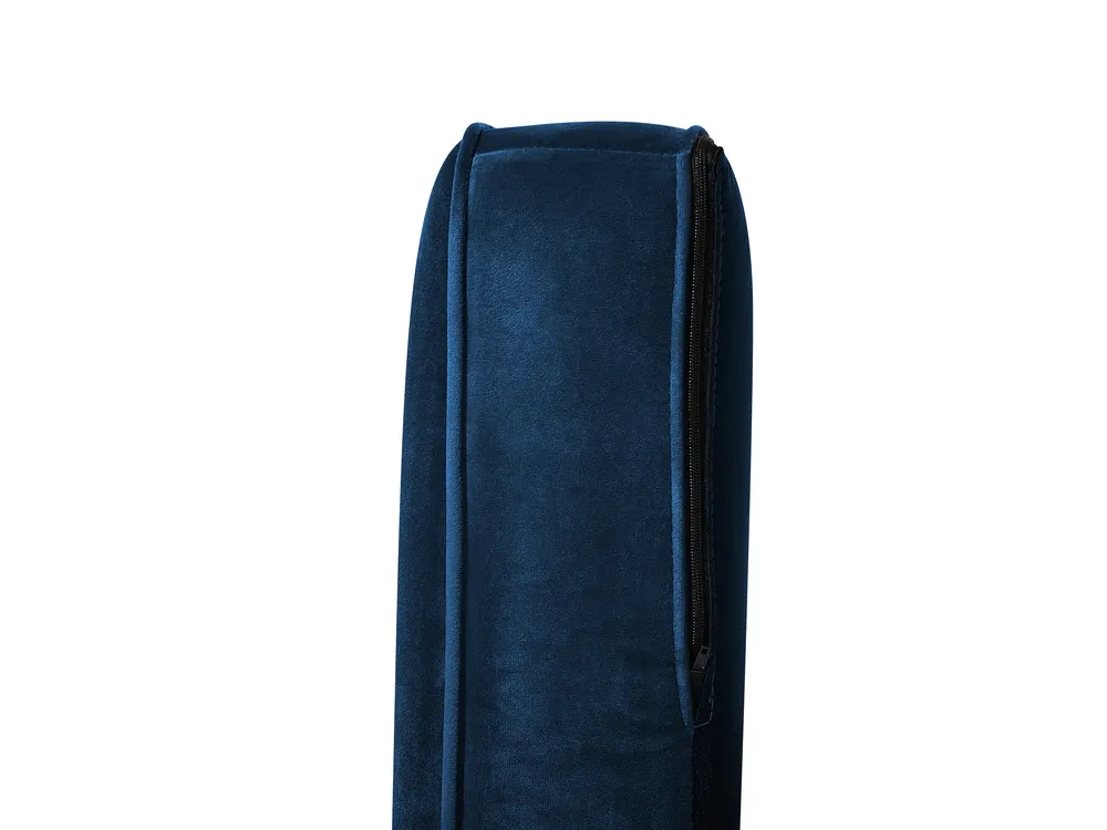 Divano 3 posti LOKKA Velluto Blu marino_704396
