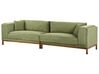 4 Seater Cord Sofa Green VENG_934564