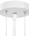 Moderná biela závesná stropná lampa MOSELLE_763013