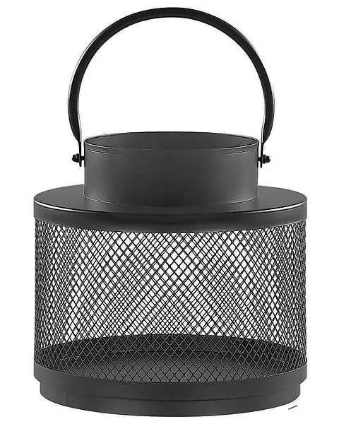 Lanternes De Jardin étoile Métal Noir - Lot De 2 (58 Cm Et 41 Cm) Avec Vitres Verre - Décoration Extérieure - 4
