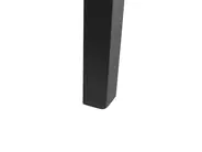Dining Table LENISTER Brown/ Black 150 cm 90 cm_837520