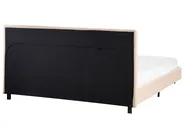 Łóżko wodne Boucle ALBI 160 x 200 cm Beżowy_972035