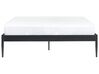 Metal EU King Size Bed Black VAURS_827932