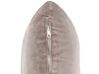 Chaiselong højrevendt velour taupe CHAUMONT_880846