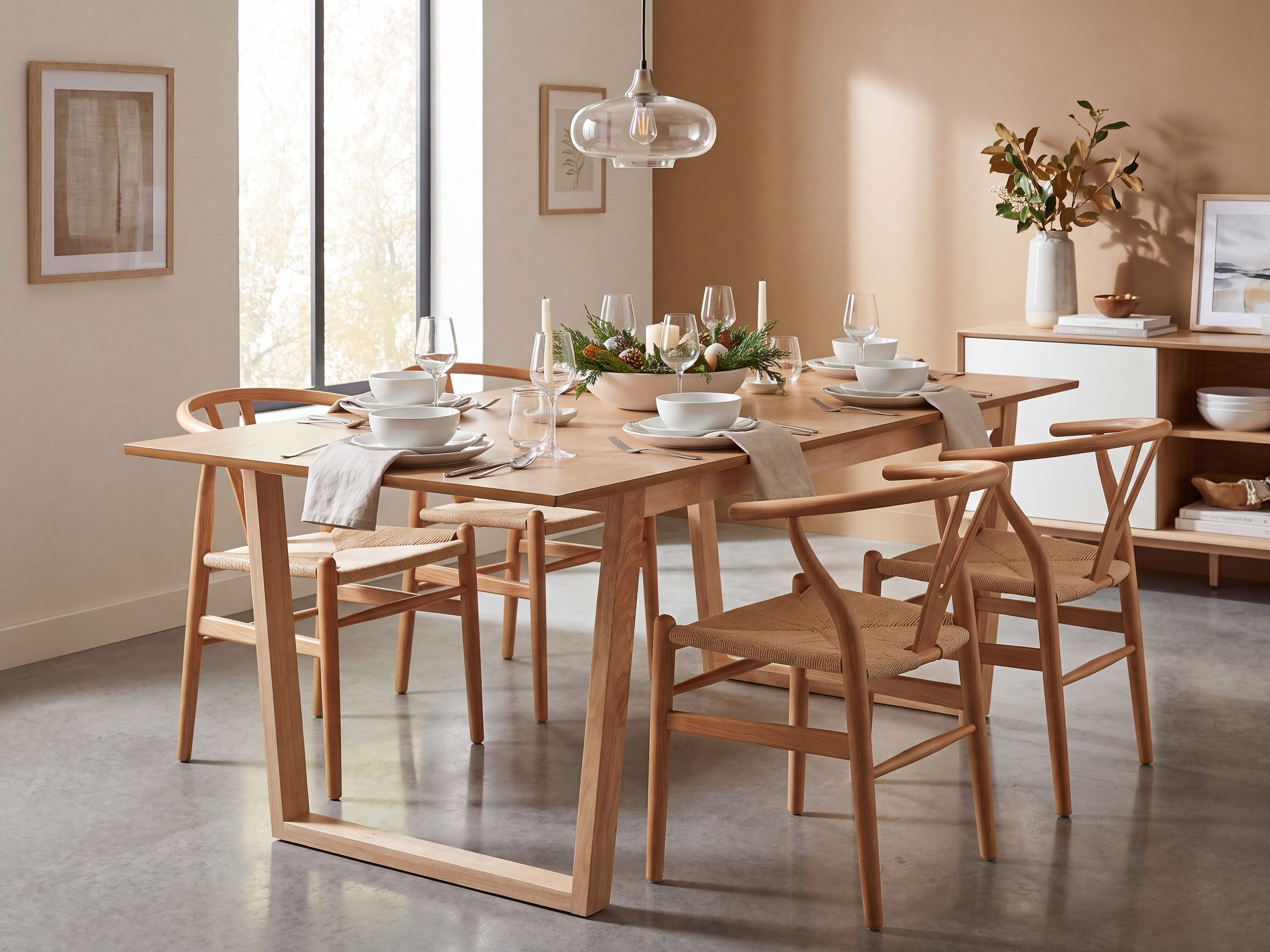 Esstisch CAMDEN Helle Esche 180 cm 95 cm | Beliani.de