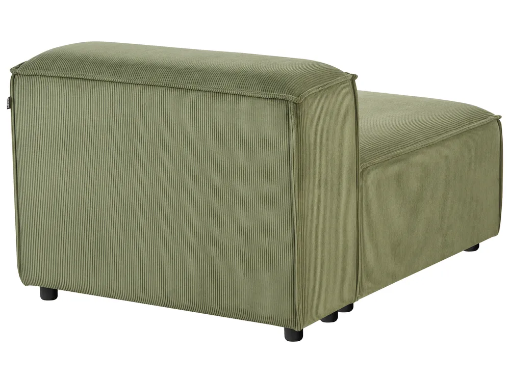 Modular Corner Sofa 4 Seater ARDAL Corduroy Green Left Hand_947361