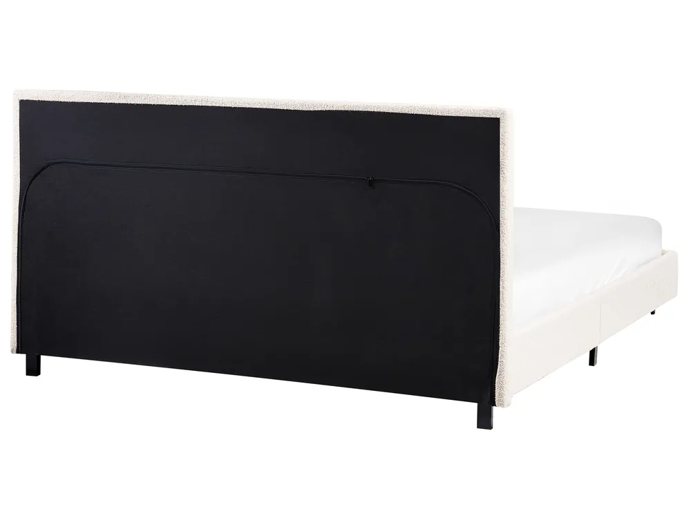 Waterbed Boucle ALBI 140 x 200 cm (EU Double) Off-White_981908