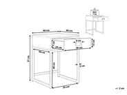 Side Table LARGO White_815110