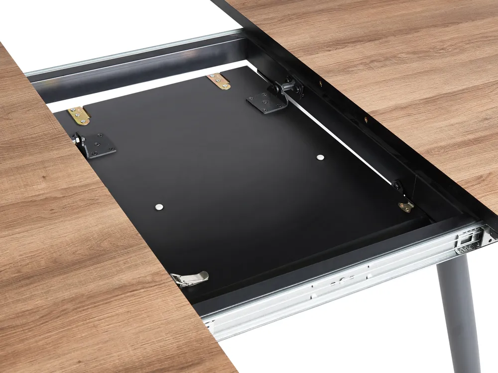 Extending Dining Table SENIAC Brown 110/150 cm 112 cm_975650