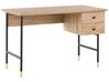 Písací stôl 120 x 60 cm svetlé drevo ABILEN_791846