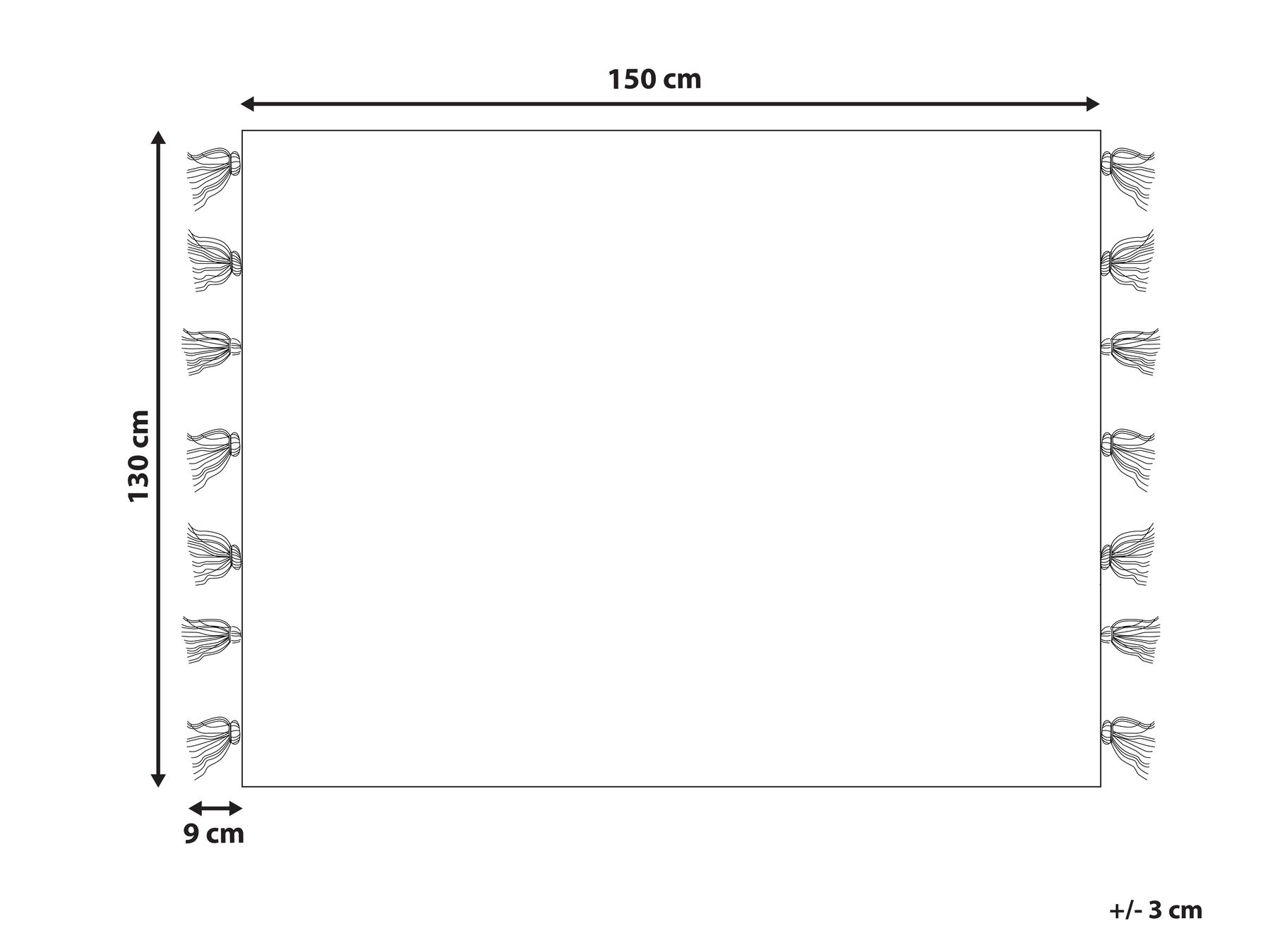 Blanket 130 x 150 cm Multicolour SENBUK_864033