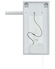 Lustro łazienkowe LED MAUX 83 cm 100 cm Srebrny_1093783