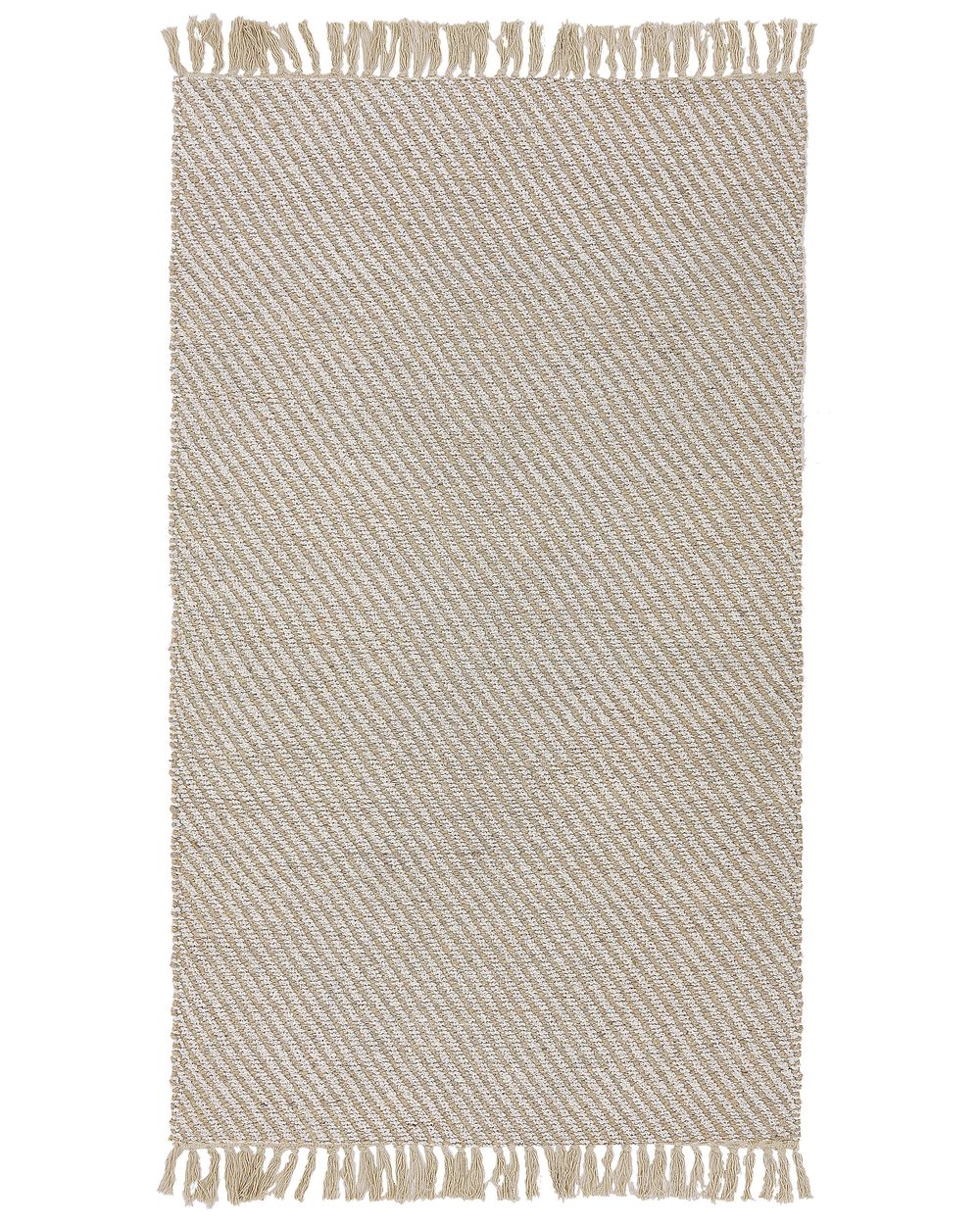 Teppich ALADAG Beige 80 x 150 cm Jute